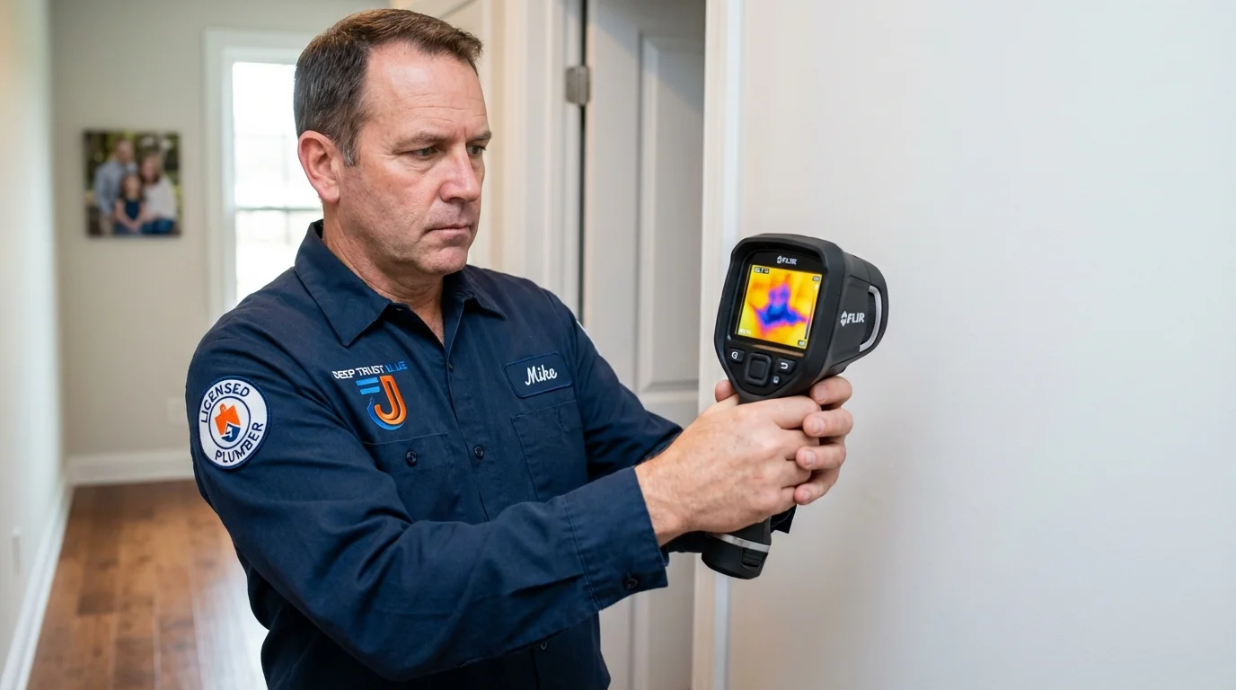 Thermal imaging leak detection by Johns Plumbing LLC in Schaumburg
